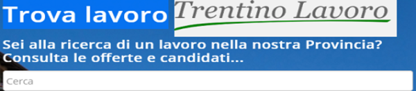 Immagine decorativa per il contenuto Trova lavoro nella Provincia di Trento